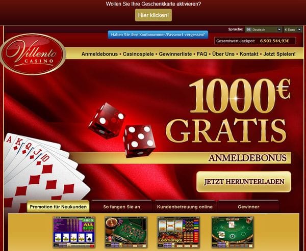 Villento Casino im Test