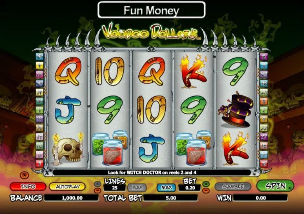 Voodoo Dollars online Casinospiel