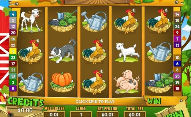 Wacky Farm Slotmaschine kostenlos spielen