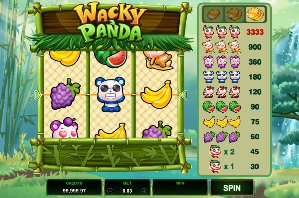 Wacky Panda online Casinospiel