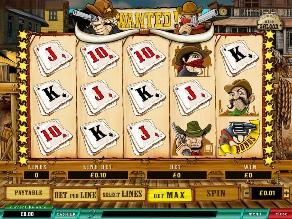 Wanted Dead or Alive Casino Spiel