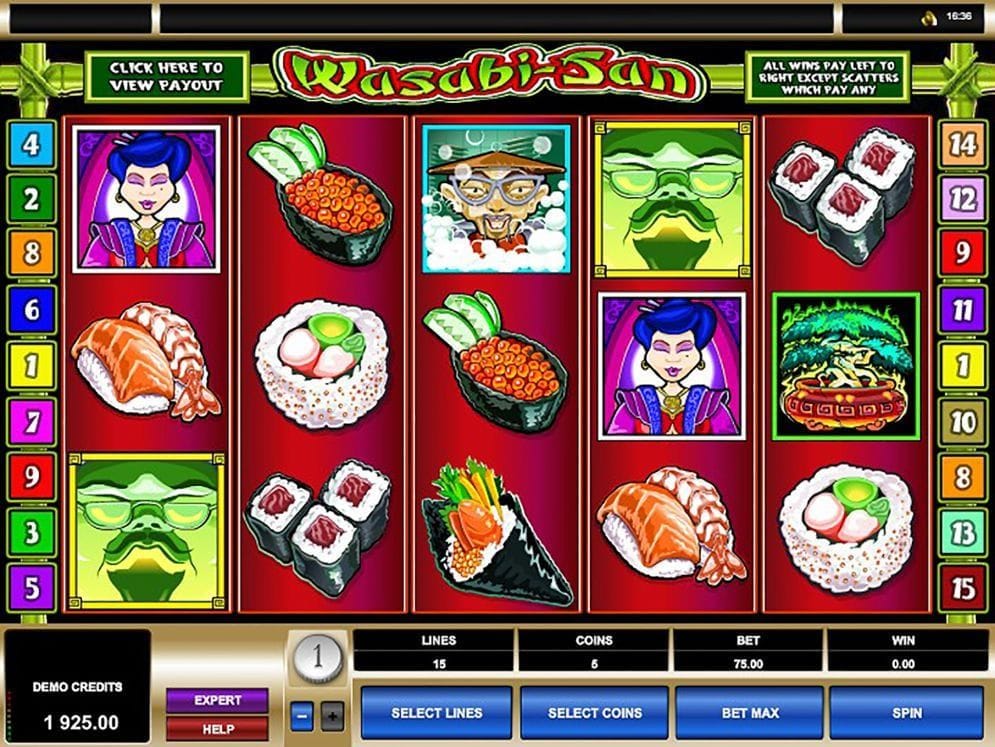 Wasabi-San Spielautomat