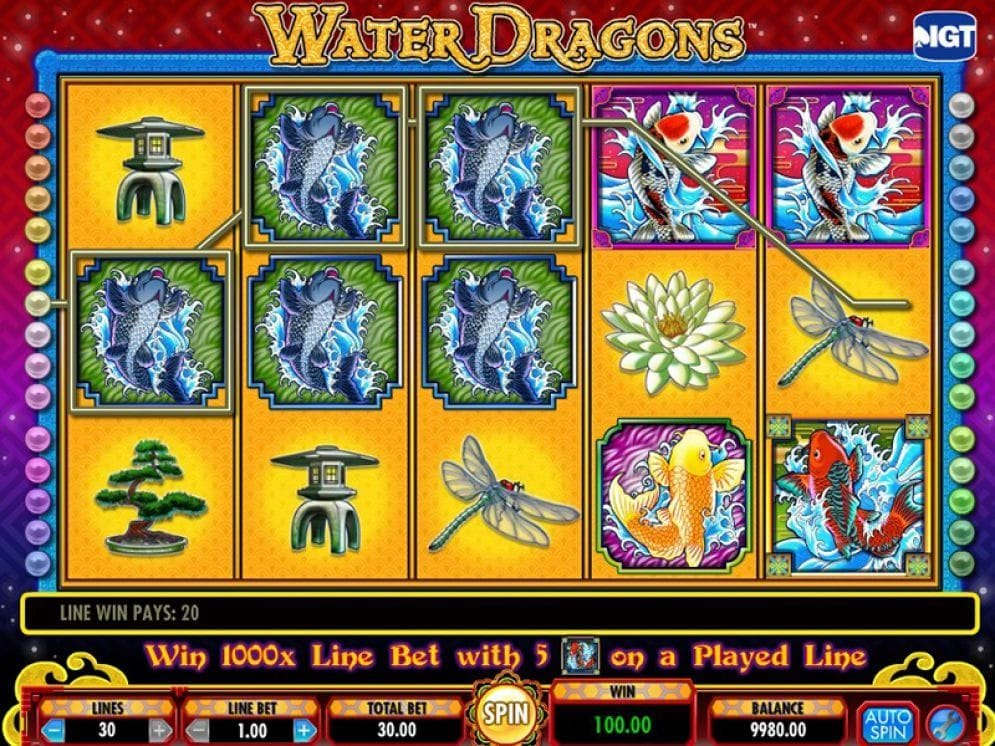 Water Dragons online Automatenspiel