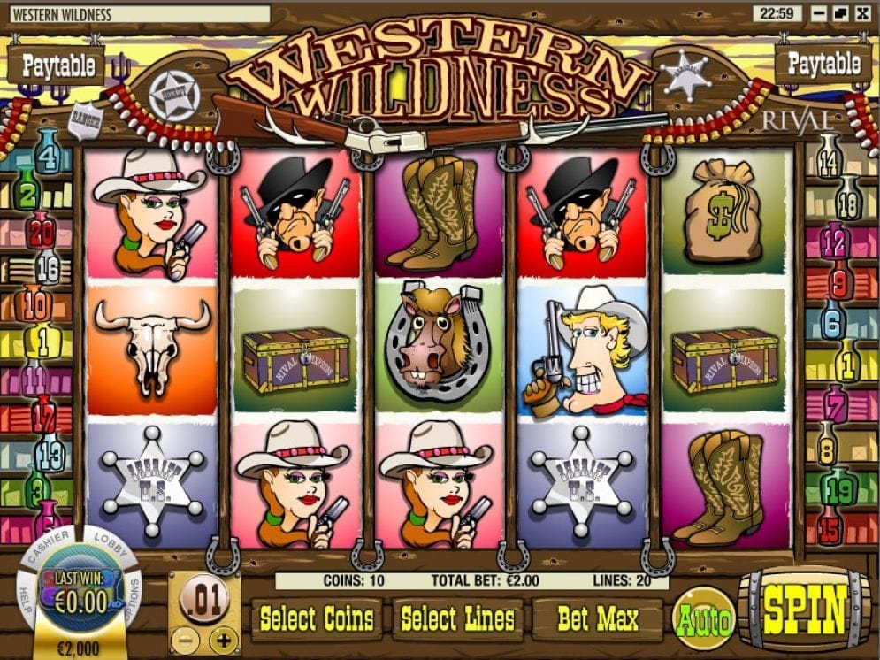 Western Wildness online Automatenspiel