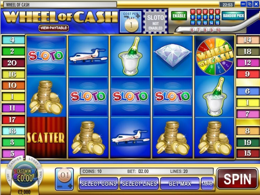 Wheel of Cash Video Slot