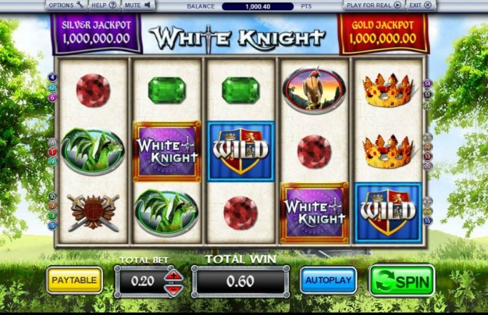 White Knight online Casino Spiel