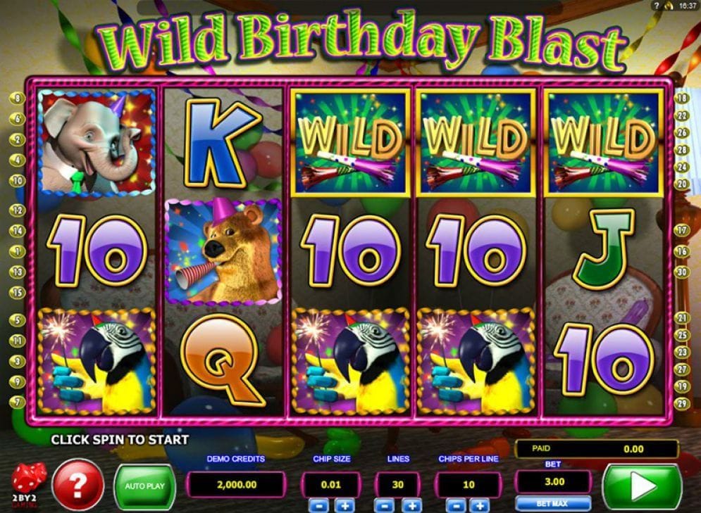 Wild Birthday Blast Spielautomat