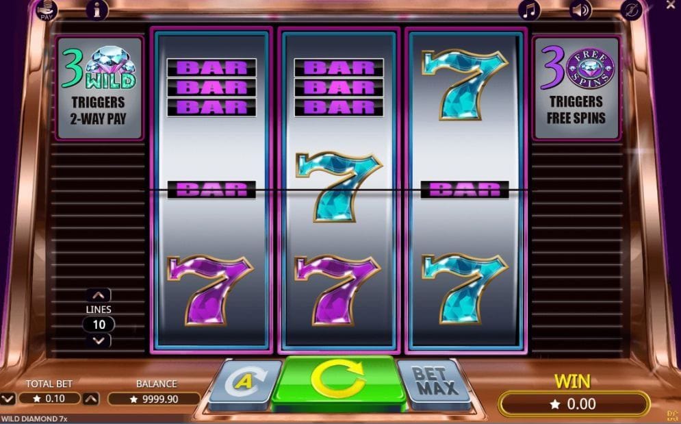 Wild Diamond 7x online Casino Spiel
