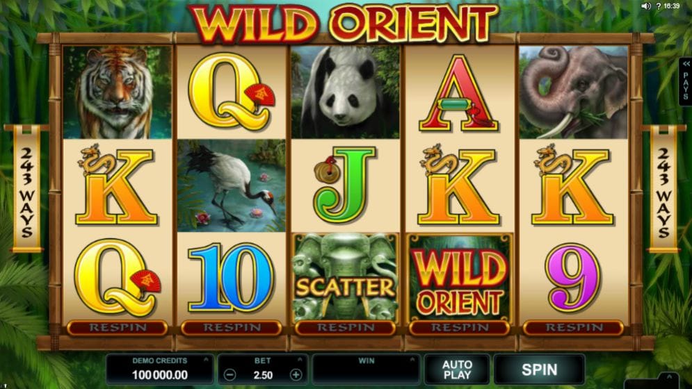 Wild Orient online Video Slot