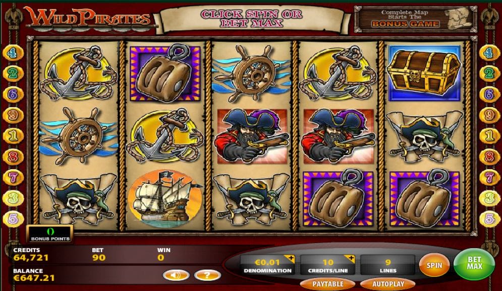 Wild Pirates online Casino Spiel