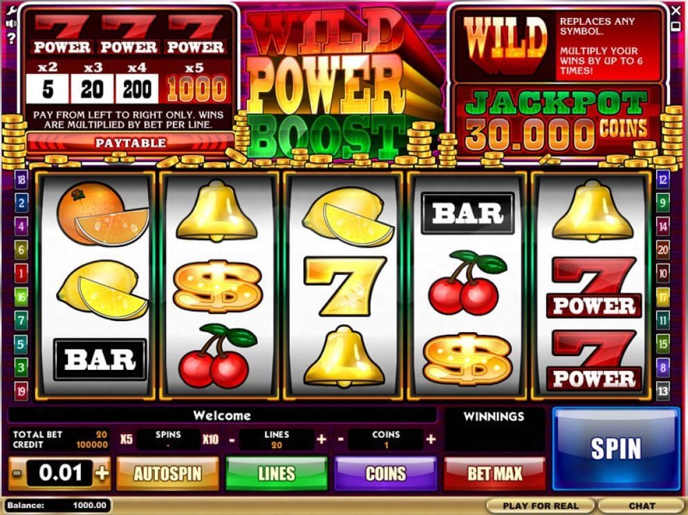 Wild Power Boost online Geldspielautomat