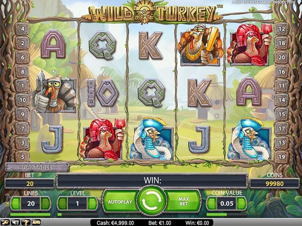 Wild Turkey online Automatenspiel