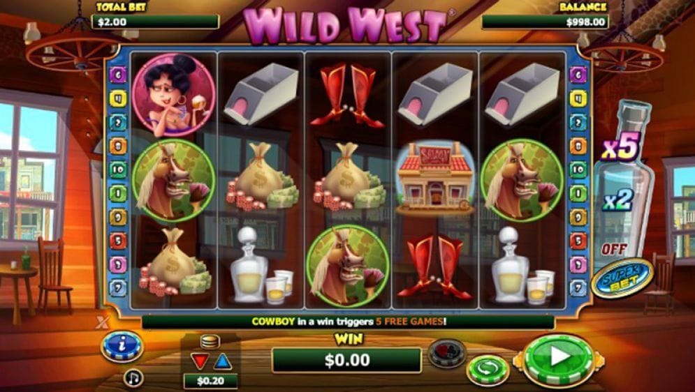 Wild West online Geldspielautomat