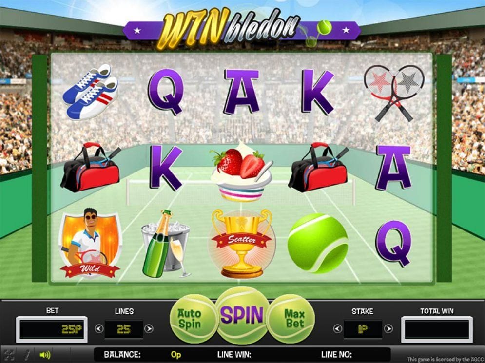Winbledon online Casino Spiel