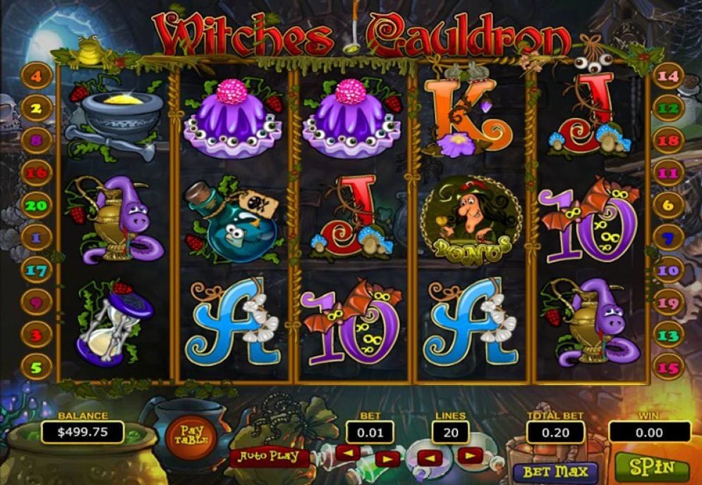 Witches Cauldron online Geldspielautomat