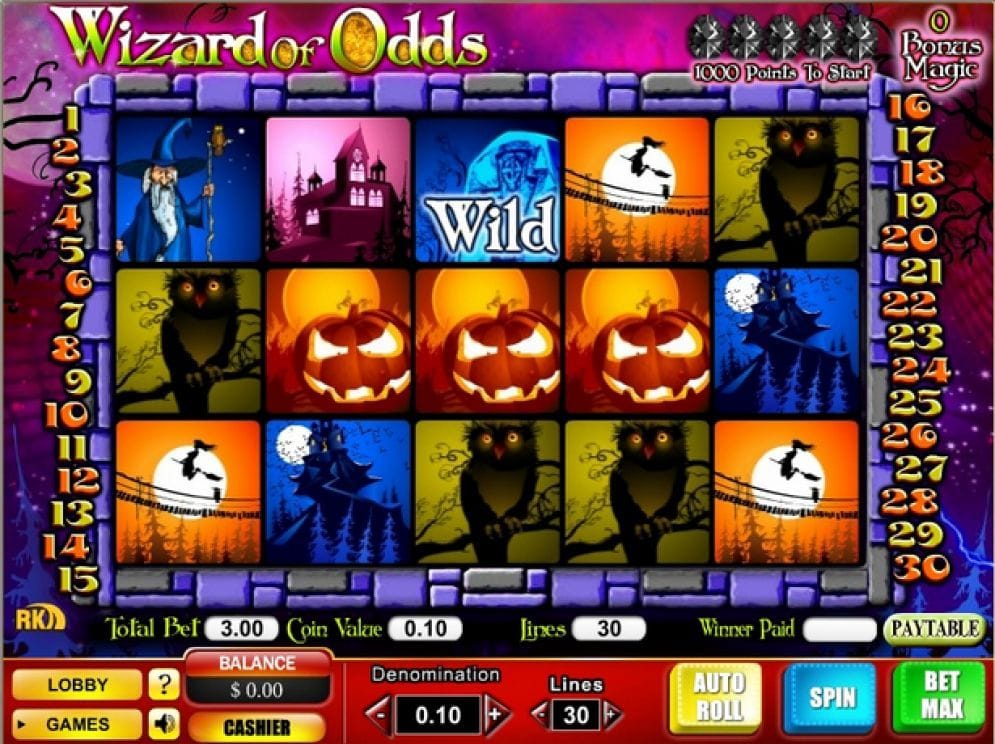 Wizard of Odds online Automatenspiel