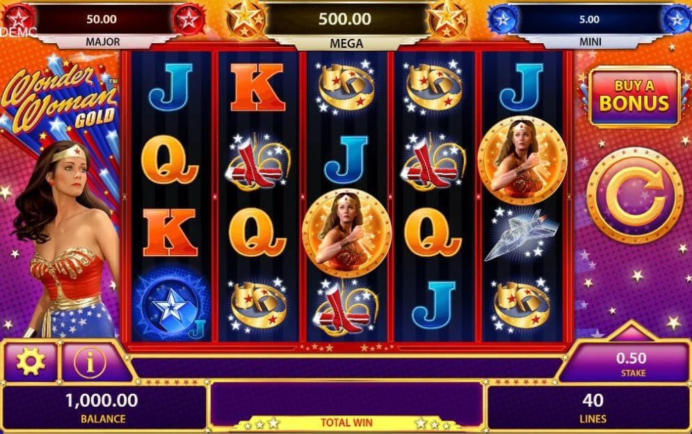 Wonder Woman Gold online Spielautomat