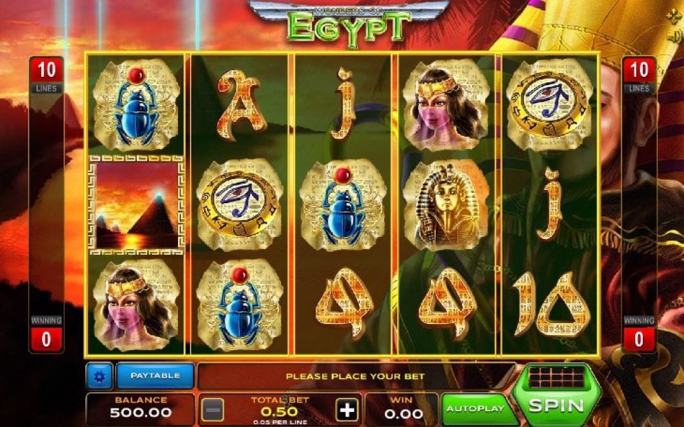 Wonders Of Egypt online Automatenspiel