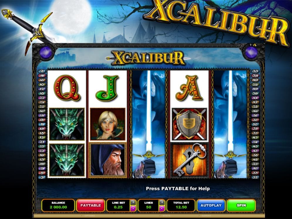 Xcalibur Video Slot