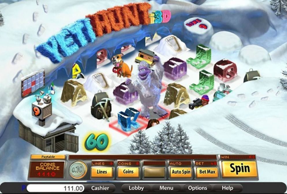 Yeti Hunt i3D Video Slot