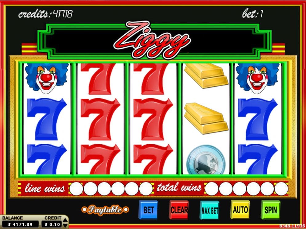 Ziggy online Slotmaschine