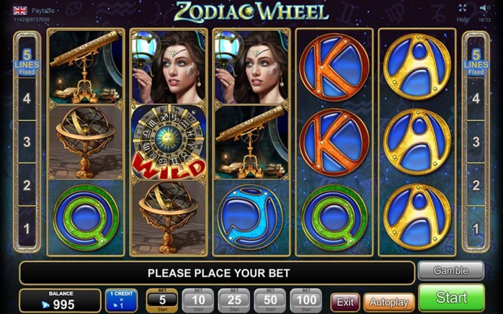 Zodiac Wheel online Video Slot