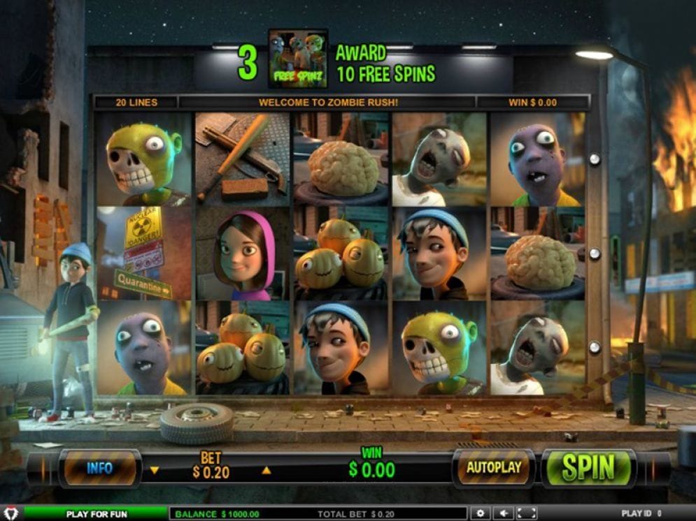 Zombie Rush online Spielautomat
