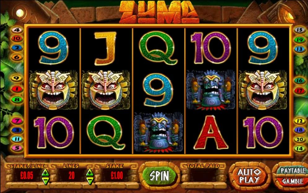 Zuma online Spielautomat